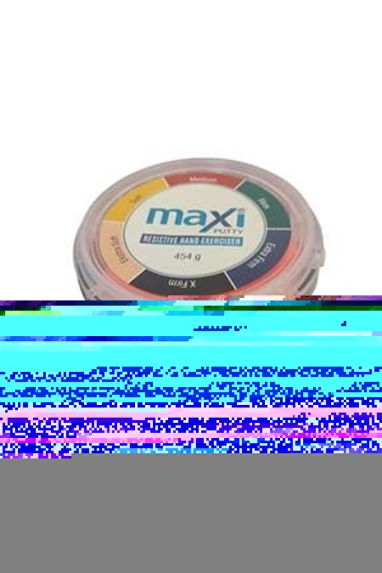 Maxi Putty El EgzersizHamuru 454 gr Kırmızı Renk ( hafif)