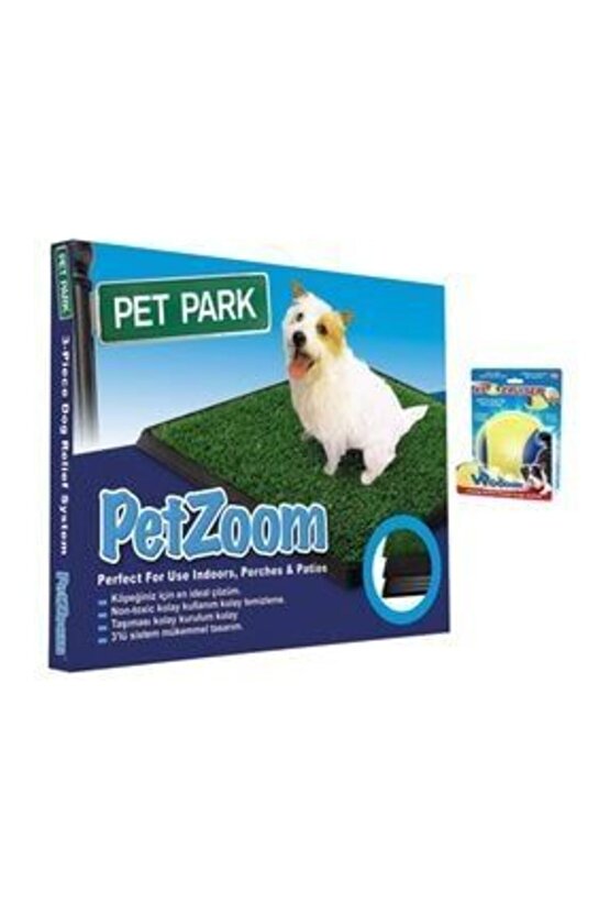 Petzoom Pet ParkTuvalet Ve Petzoom Köpek Oyun Topu Hediye