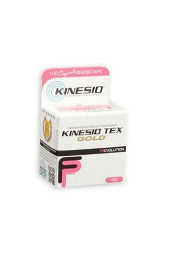 Gold Kinesio Ağrı Sporcu Bandı Bandajı Kırmızı Red Bant By ***Orijinal Tex