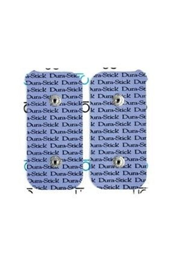 Çift Çıtçıtlı Fitness Tens Elektrot Pedi, Pakette 2 AdetDurastick Plus 5x10 Cm