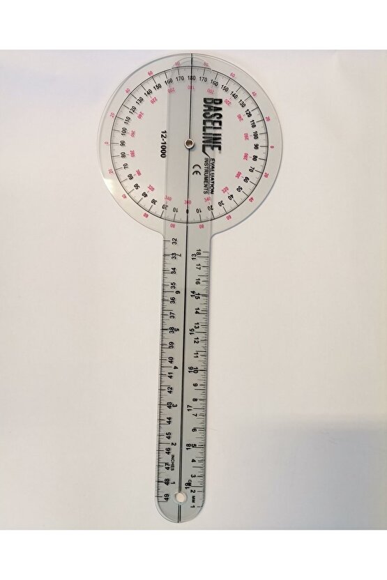 Baseline Plastik Gonyometre 360 Derece 30 cm
