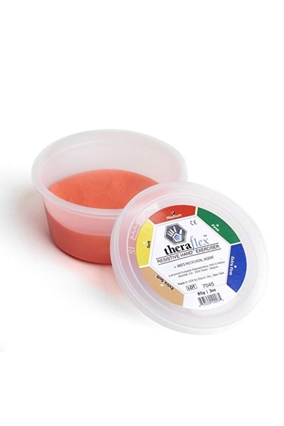 Theraflex Putty El Egzersiz Hamuru Kırmızı Renk (orta) 85 gr
