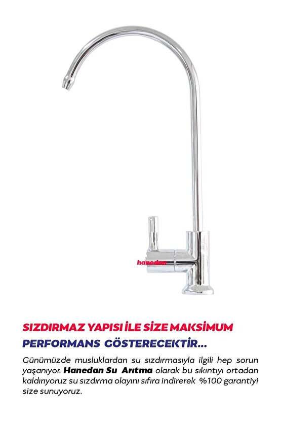 Su Arıtma Cihazları Için Ankastre Lüks Musluk Aç-kapa Model Arıtma Bataryası Arıtma Musluğu - 2 Yıl