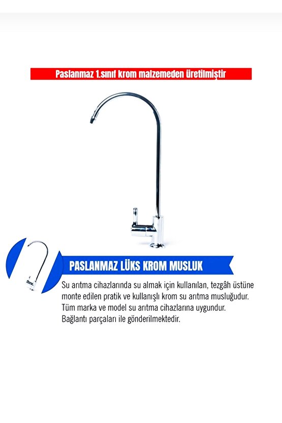 Lüks Kuğu Su Arıtma Musluğu