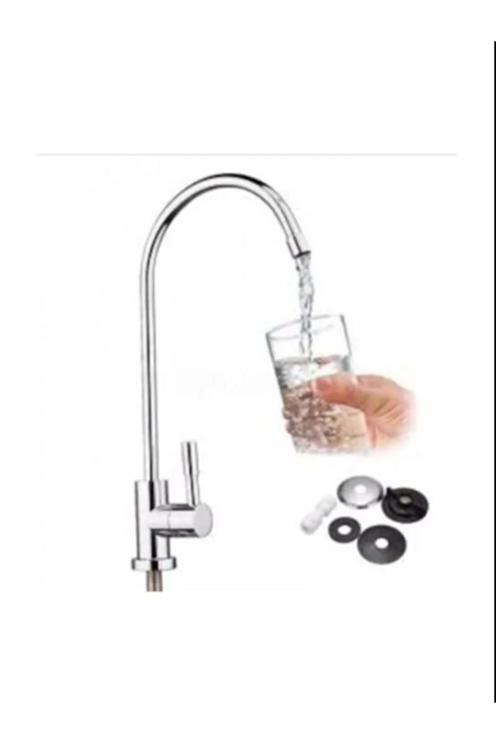 Süper Lüx Çelik Gövdeli Seramik Kaplama Su Arıtma Musluğu