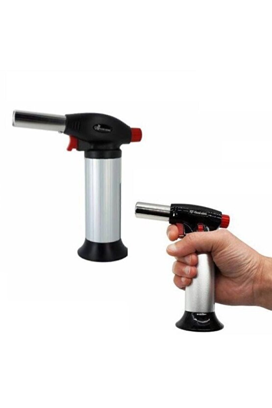 Bs-600 Bütan Gaz Torch Pürmüz Yüksek Alevli Çakmak  Büyük Boy Pürmüs Torch Kafalı