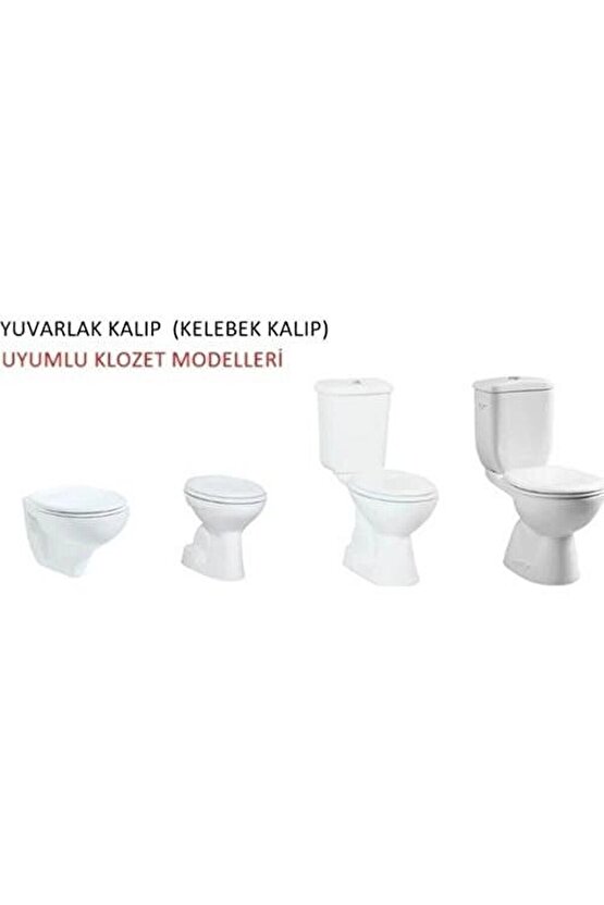 Slim Smart Thermoplast Yavaş Kapanan Klozet Kapağı 0302