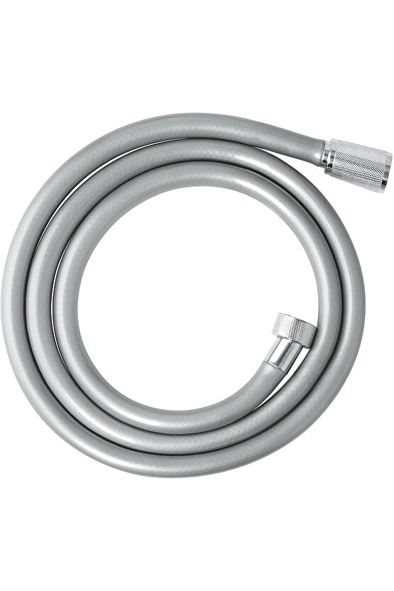 Gri Paslanmaz Kopmaz Patlamaz Kaliteli Pvc Duş Hortumu Tüm Duş Setleri Ile Uyumlu G12 - 150cm