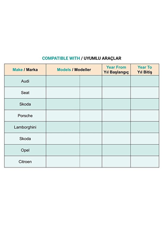VW Audi Seat Skoda Porsche Lamborghini Skoda Opel Citroen için Kablo Bağı - 50 Adet