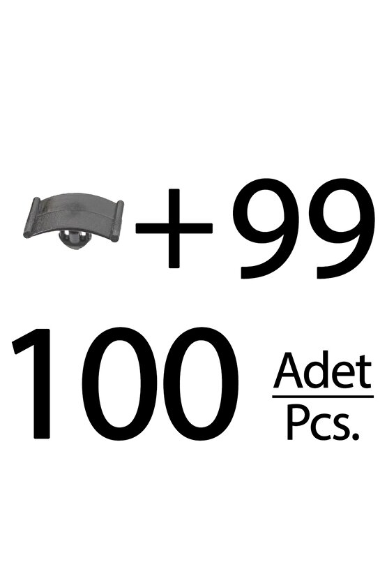 Opel, Peugeot, Renault için İzolasyon, Keçe Klips- 100lü