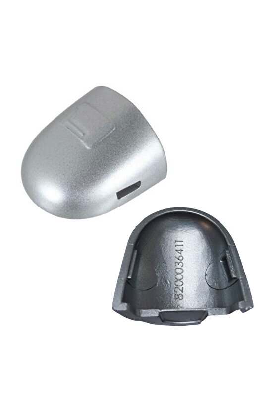 Renault Megan 2 için Dış Kapı Kolu Anahtar Deliği Kapağı Seti Gri