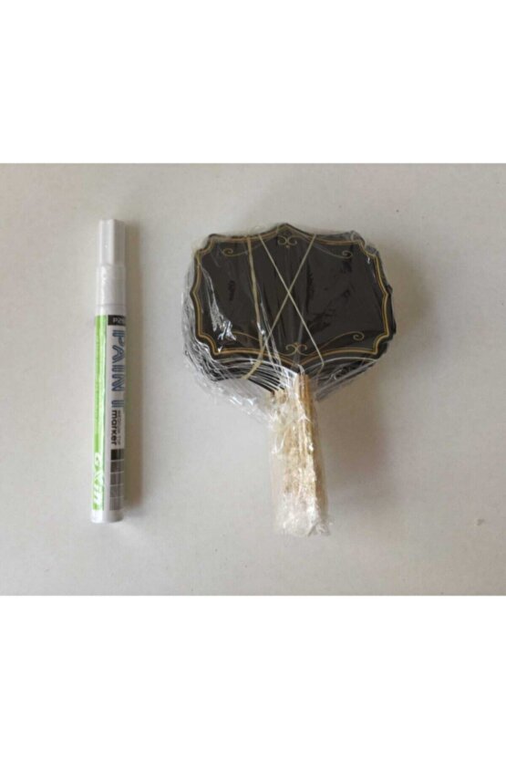 Kürdan Saplamalı Etiket Kalem Hediyeli