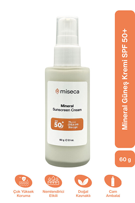 Mineral Güneş Kremi Spf 50+ Çok Yüksek Koruma 60 G