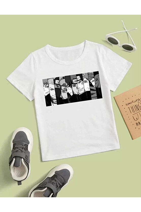 Çocuk Unisex Baskılı T-Shirt - Beyaz