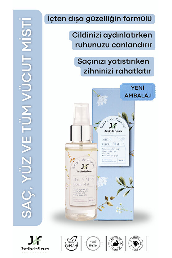 Nature De Lamour Saç Ve Vücut Misti