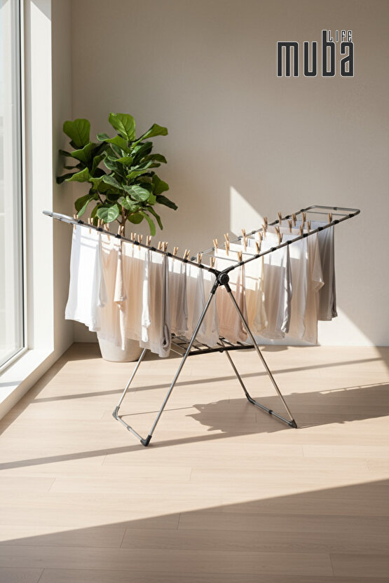Kurutmalık Kalın Borulu Extra Dayaniklı Çamaşır Kurutma Askısı