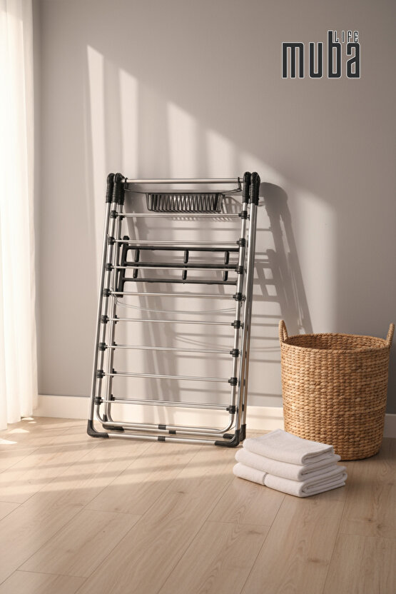 Kurutmalık Kalın Borulu Extra Dayaniklı Çamaşır Kurutma Askısı