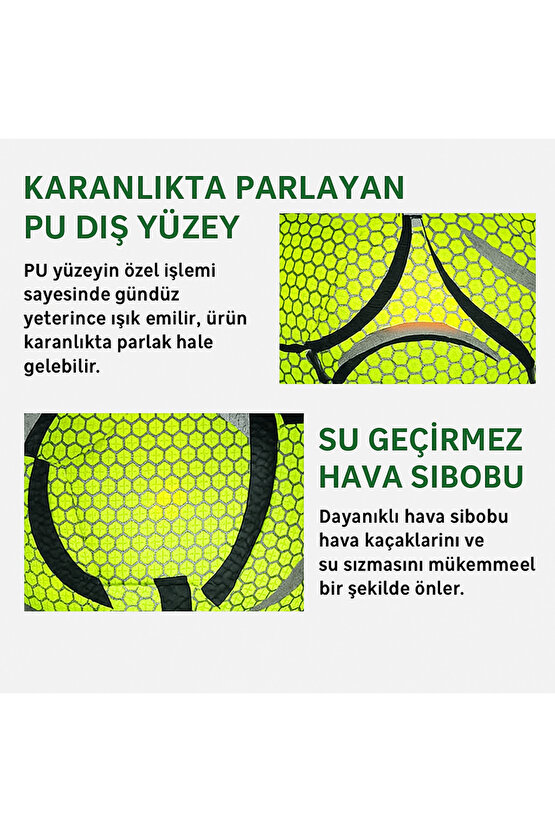 Karanlıkta Parlayan Işıldayan Orjinal Futbol Topu 2