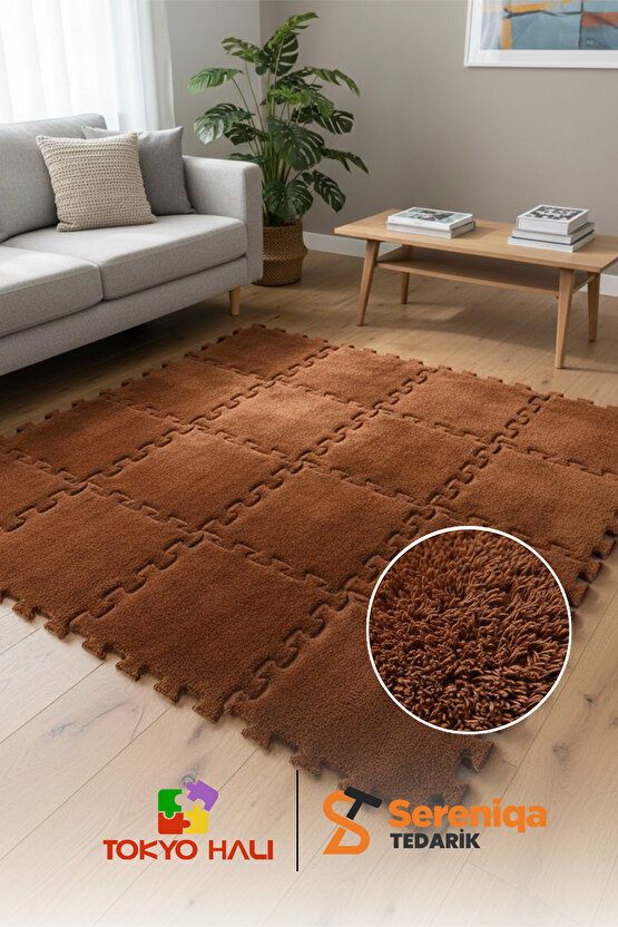 20li Set Peluş Puzzle Halı, Kendi Tasarımını Oluştur, Yapboz Halı, Peluş Halı