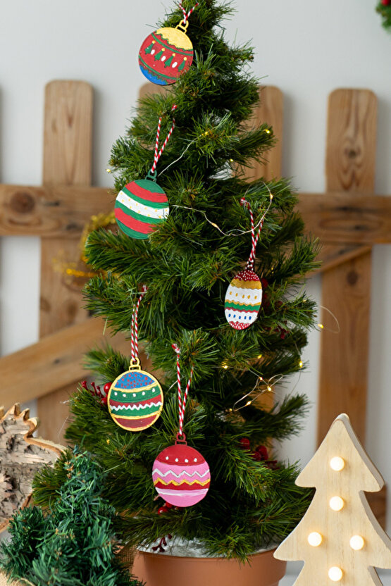 Yılbaşı Süsü Yılbaşı Boyama Seti - Yılbaşı Topları