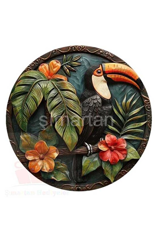 ŞANS GETİRDİĞİNE İNANILAN , UĞURLU TUKAN KUŞU.