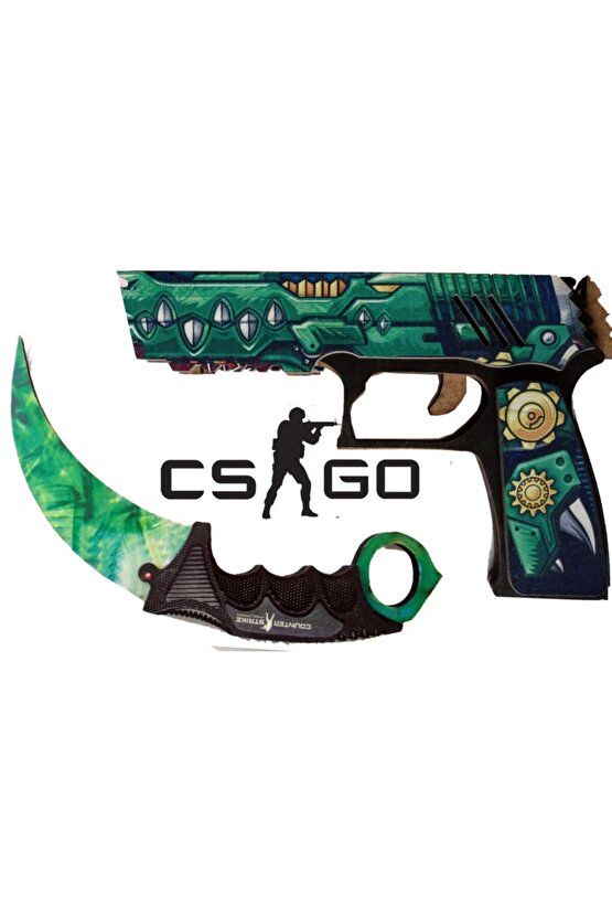Ahşap Cs-go See Ya Later - Gamma Phase 2 Set - Fade Karambit