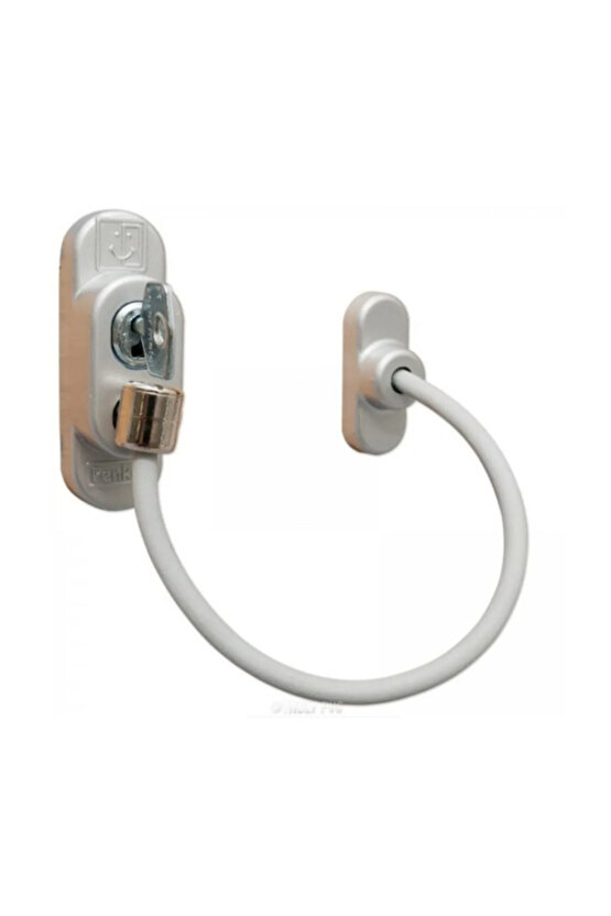 Penkid Çelik Halatlı Kablolu Kapı Pencere Kilidi Beyaz