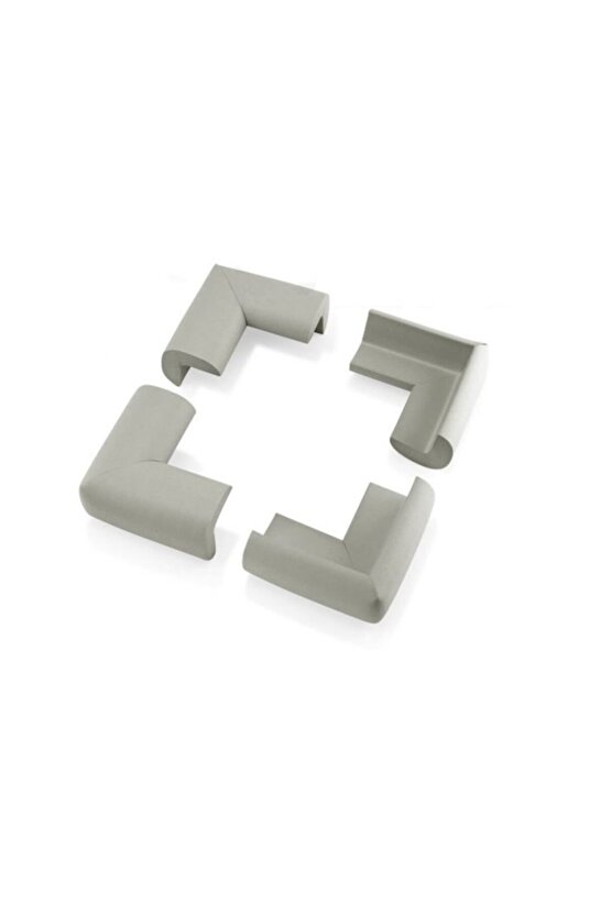 - Köşe Koruyucu - Kauçuk  Gri 4 Lü