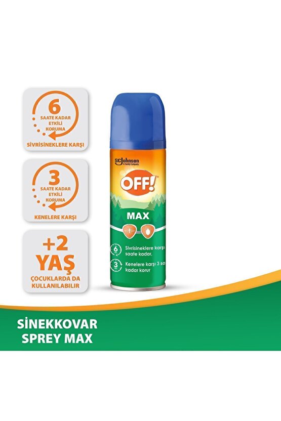 ! Sinekkovar Sprey Max 100 ml