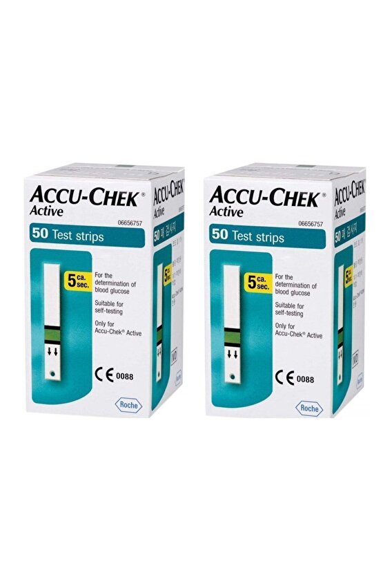Accu-Chek Şeker Strip Active 50li 2 Adet