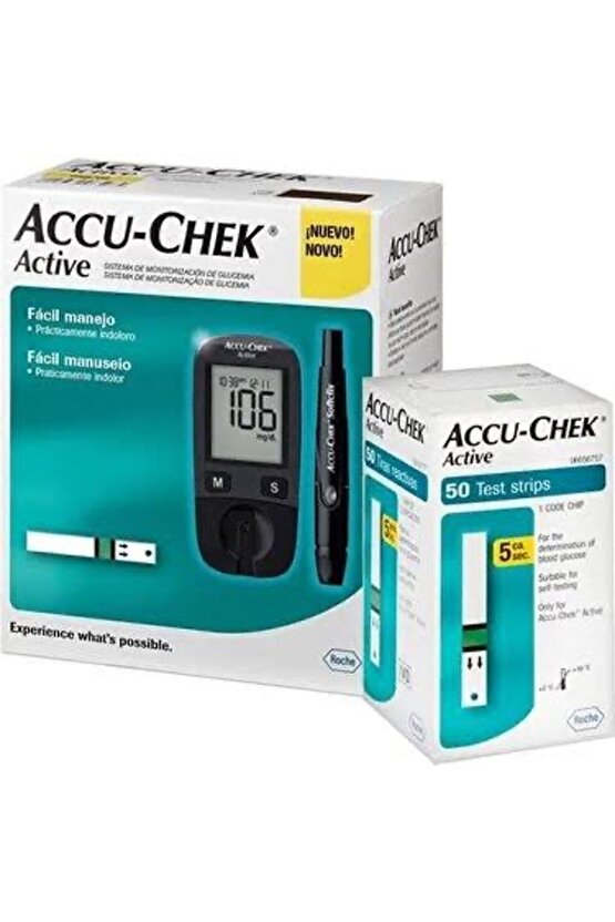 Accu Chek Activ Cihaz + 50 li Activ Strip