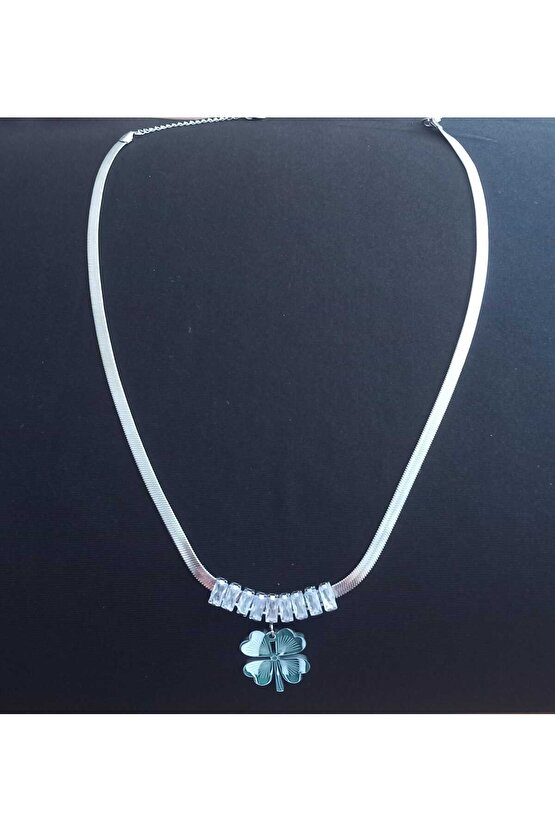 Çelik Taşlı  Kolye