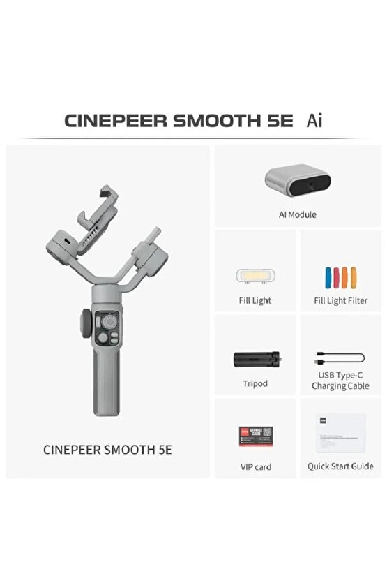 Zhiyun Cinepeer Smooth-5e Combo Telefon Gimbal