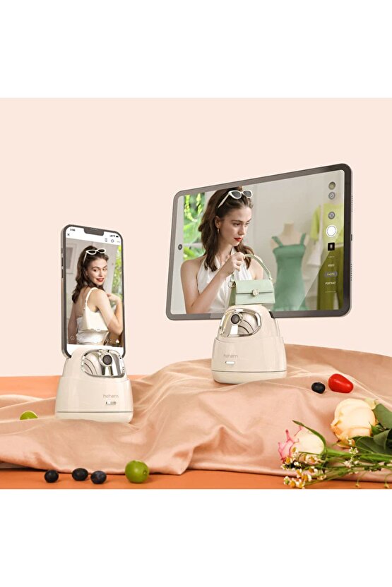 Go Gimbal 360° Akıllı Selfie & Video Takip Gimbal Otomatik Yüz Ve Nesne Izleme Vlog Çekimi