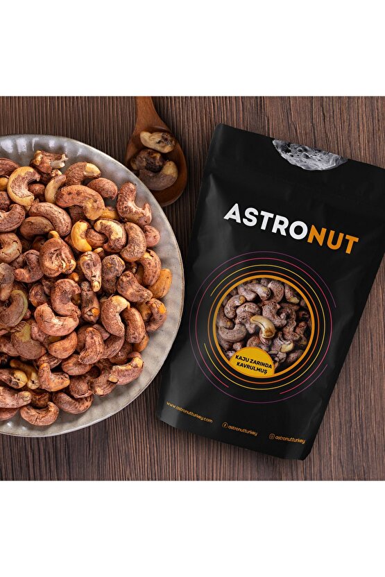Odun Ateşinde Zarında Kavrulmuş Kaju Kabuklu Zarlı Kaju 500 gr