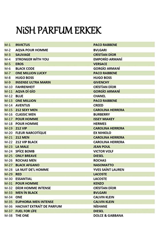 Nish Parfum W-20 Extrait De Parfum 50ml Floral-Si Passione