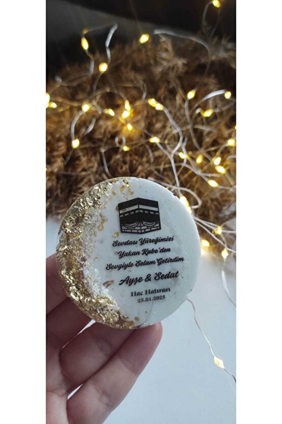 Kabe Hac Umre Hediyelik 10 Adet Epoksi Magnet Hediyelik Hatıra