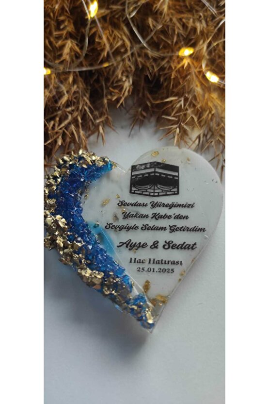 Hac Kabe Umre Hediyelik 10 Adet Epoksi Magnet Hatıra Hediyelik