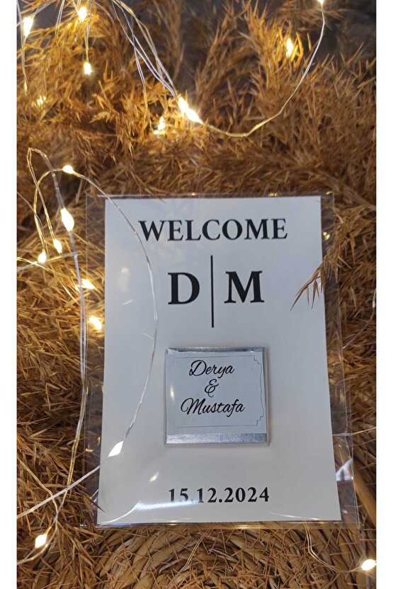 BİRGÜLCE 16 Adet Söz Nişan Nikah Hediyelik Anı Kartlı Madlen Çikolata