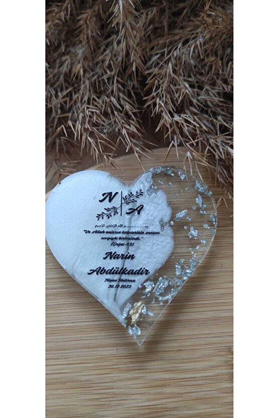 En Hayal Atölyem Epoksi Hediyelik Magnet Özel Tasarım Baskı-20 Adet-söz-nişan-nikah-kına Hatırası