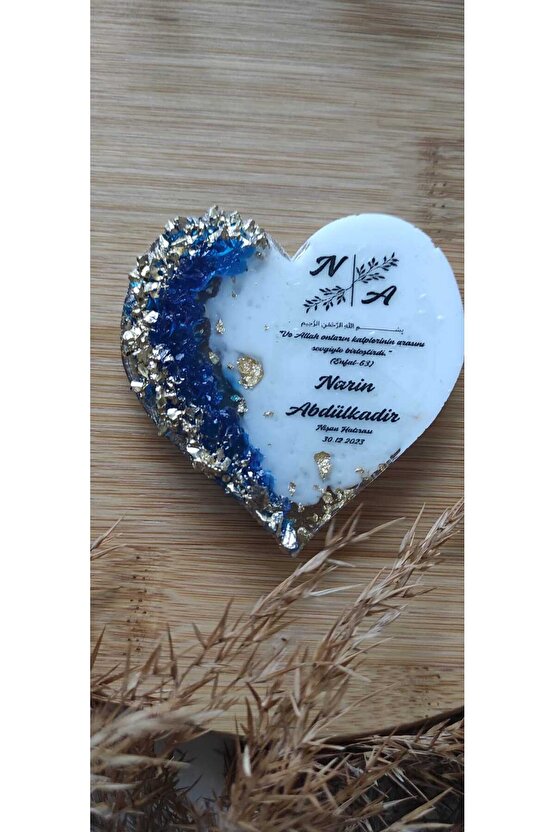 En Hayal Atölyem Epoksi Hediyelik Magnet 20 Adet Özel Tasarım Söz-nişan-nikah-kına-mevlüt