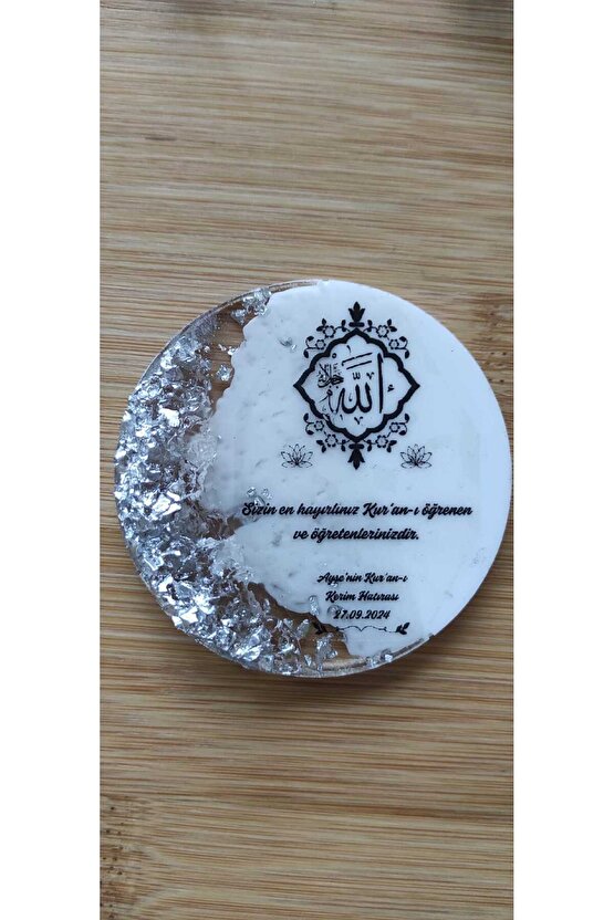 En Hayal Atölyem Epoksi Magnet 20 Adet Allah Lafzı Hatim Mevlüdü-kuran Kursu Mezuniyet