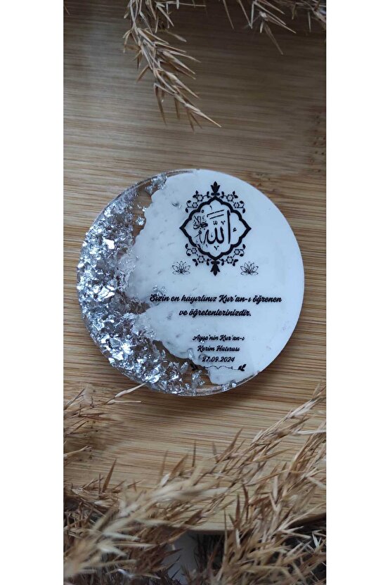En Hayal Atölyem Epoksi Magnet 20 Adet Allah Lafzı Hatim Mevlüdü-kuran Kursu Mezuniyet