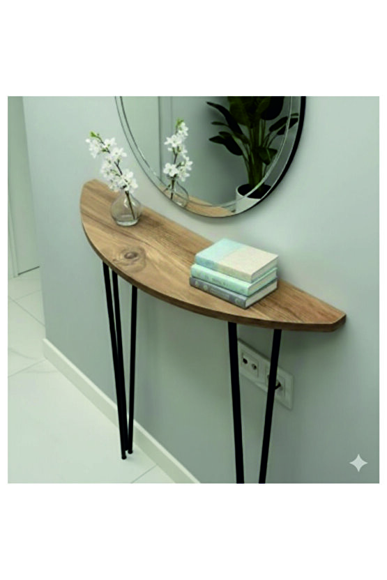 Yarım Ay Oval Kenar Dresuar siyah 100cm Siyah AYAK ATLANTİK ÇAM