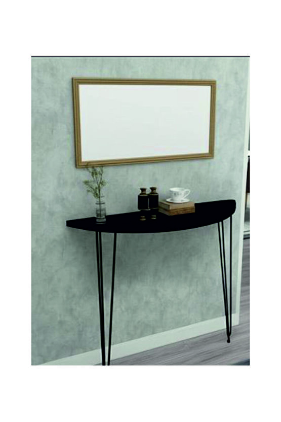 Yarım Ay Oval Kenar Dresuar siyah 100cm Siyah AYAK