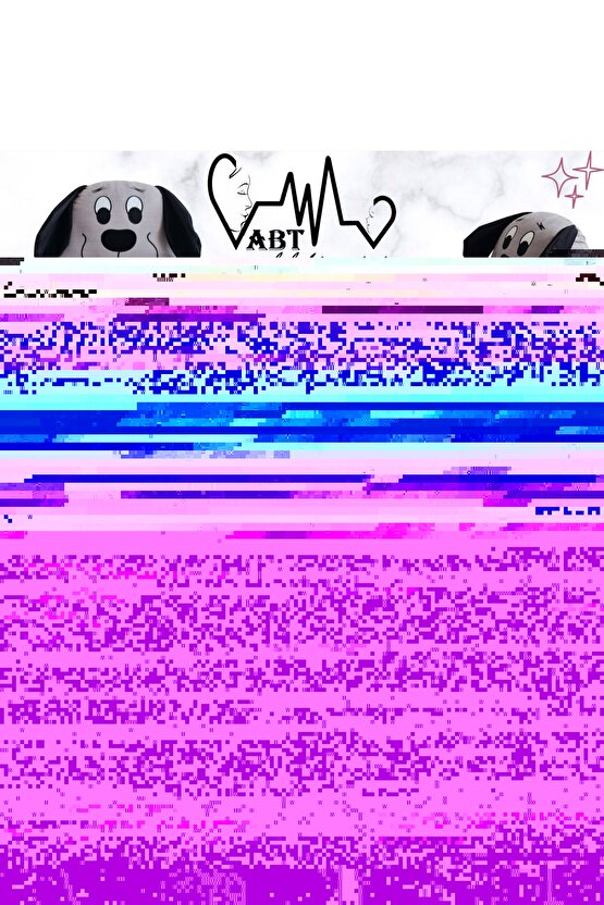 Katlanabilir Bebek Çocuk Koltuğu Portatif Yatak Puf Minder Tay Tüyü Köpek Figürlü