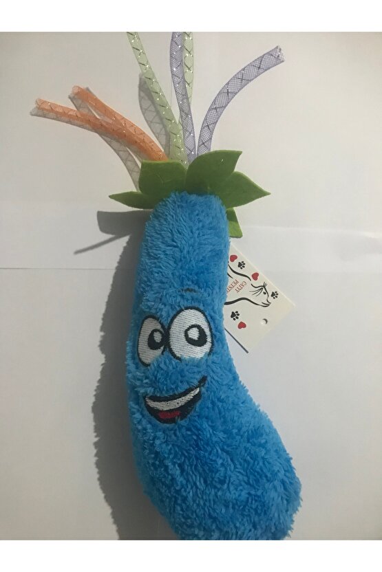 KEDİ KÖPEK PELUŞ OYUNCAK MUZLU