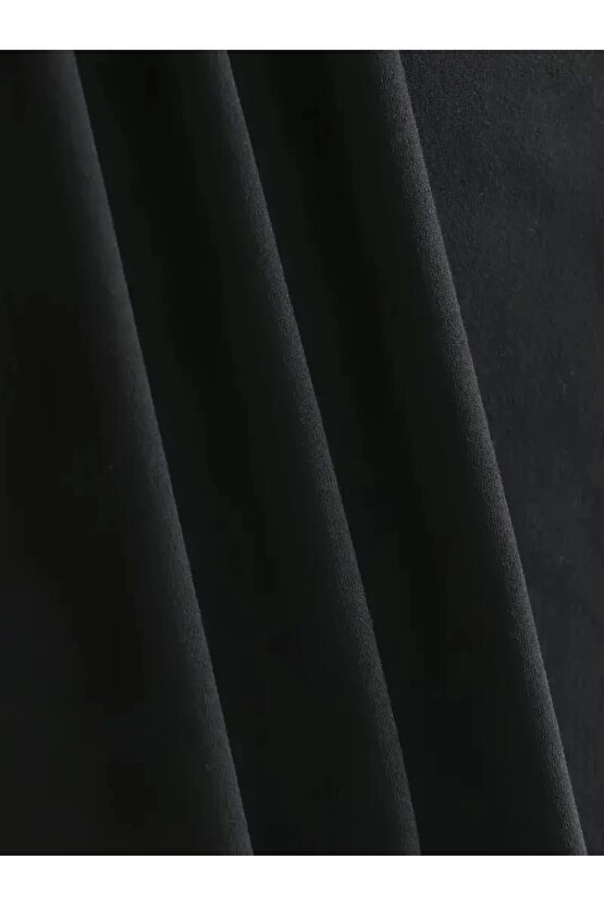 201 Penye Compack New York Baskılı Oversize Kısa Kol Bisiklet Yaka T-shirt - Siyah