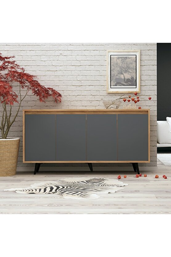 Shans Konsol Safir Meşe-Antrasit