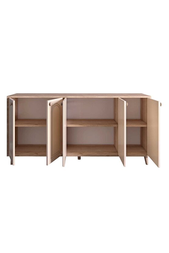 Maria Bohem Konsol Safir Meşe-Vizon Bej